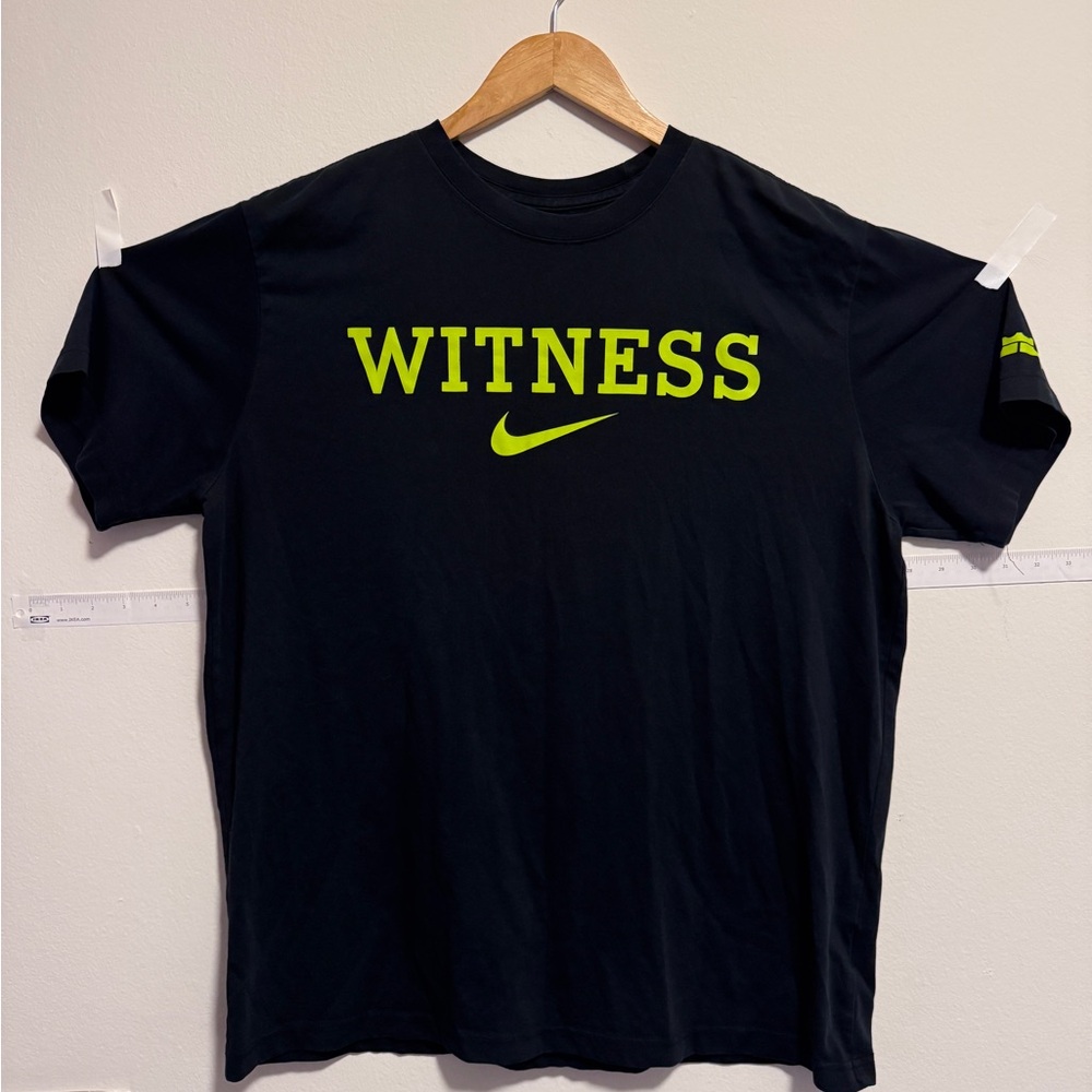 Nike Black XL T-Shirt with Neon Print
